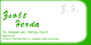 zsolt herda business card